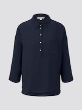 Fließendes Oversized-Hemd - Frauen - Real Navy Blue Fließendes Oversized-Hemd - Frauen - Real Navy Blue - 7 - TOM TAILOR Denim