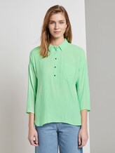 Flowing oversized shirt - Women - soft neo green Flowing oversized shirt - Women - soft neo green - 1 - TOM TAILOR Denim