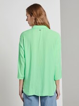 Flowing oversized shirt - Women - soft neo green Flowing oversized shirt - Women - soft neo green - 2 - TOM TAILOR Denim