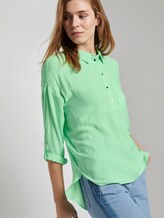 Flowing oversized shirt - Women - soft neo green Flowing oversized shirt - Women - soft neo green - 5 - TOM TAILOR Denim