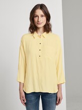 Fließendes Oversized-Hemd - Frauen - pale yellow Fließendes Oversized-Hemd - Frauen - pale yellow - 1 - TOM TAILOR Denim