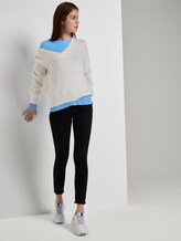 Geripptes Langarmshirt mit U-Boot-Ausschnitt - Frauen - water sport blue Geripptes Langarmshirt mit U-Boot-Ausschnitt - Frauen - water sport blue - 3 - TOM TAILOR Denim