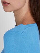 Geripptes Langarmshirt mit U-Boot-Ausschnitt - Frauen - water sport blue Geripptes Langarmshirt mit U-Boot-Ausschnitt - Frauen - water sport blue - 9 - TOM TAILOR Denim
