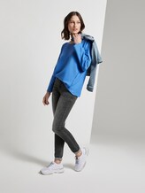 Geripptes Oversized Shirt - Frauen - water sport blue Geripptes Oversized Shirt - Frauen - water sport blue - 3 - TOM TAILOR Denim