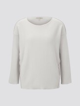Geripptes Oversized Shirt - Frauen - water sport blue Geripptes Oversized Shirt - Frauen - water sport blue - 7 - TOM TAILOR Denim