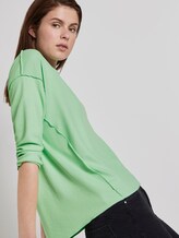 Geripptes Oversized Shirt - Frauen - soft neo green Geripptes Oversized Shirt - Frauen - soft neo green - 5 - TOM TAILOR Denim