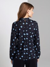 Langarmshirt mit Allover-Blumen-Print - Frauen - black blue flower print Langarmshirt mit Allover-Blumen-Print - Frauen - black blue flower print - 2 - TOM TAILOR Denim