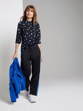 Langarmshirt mit Allover-Blumen-Print - Frauen - black blue flower print Langarmshirt mit Allover-Blumen-Print - Frauen - black blue flower print - 3 - TOM TAILOR Denim