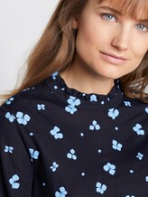 Langarmshirt mit Allover-Blumen-Print - Frauen - black blue flower print Langarmshirt mit Allover-Blumen-Print - Frauen - black blue flower print - 9 - TOM TAILOR Denim