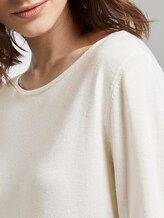 Strickpullover mit U-Boot-Ausschnitt - Frauen - Off White Strickpullover mit U-Boot-Ausschnitt - Frauen - Off White - 10 - TOM TAILOR Denim