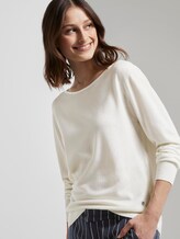 Strickpullover mit U-Boot-Ausschnitt - Frauen - Off White Strickpullover mit U-Boot-Ausschnitt - Frauen - Off White - 5 - TOM TAILOR Denim