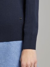 Strickpullover mit U-Boot-Ausschnitt - Frauen - Real Navy Blue Strickpullover mit U-Boot-Ausschnitt - Frauen - Real Navy Blue - 9 - TOM TAILOR Denim