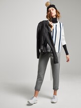 Striped knitted pullover - Women - white blue black stripe Striped knitted pullover - Women - white blue black stripe - 3 - TOM TAILOR Denim