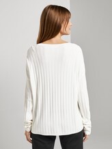 Soft ribbed sweater - Women - Off White Soft ribbed sweater - Women - Off White - 2 - TOM TAILOR Denim