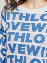 Strickpullover mit Love-Schriftzug - Frauen - wording allover Strickpullover mit Love-Schriftzug - Frauen - wording allover - 9 - TOM TAILOR Denim