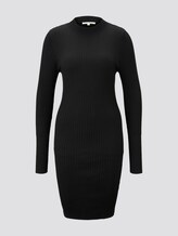 gini jurk in geribbelde look - Frauen - Deep Black gini jurk in geribbelde look - Frauen - Deep Black - 7 - TOM TAILOR Denim