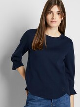 Sweatshirt mit Ärmeldetail - Frauen - Real Navy Blue Sweatshirt mit Ärmeldetail - Frauen - Real Navy Blue - 5 - TOM TAILOR Denim