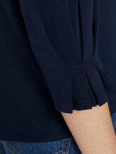 Sweatshirt mit Ärmeldetail - Frauen - Real Navy Blue Sweatshirt mit Ärmeldetail - Frauen - Real Navy Blue - 9 - TOM TAILOR Denim