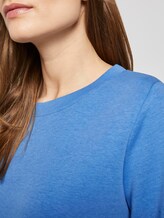 sweatshirt with sleeve details - Women - water sport blue sweatshirt with sleeve details - Women - water sport blue - 10 - TOM TAILOR Denim