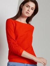 Strukturiertes Sweatshirt - Frauen - signal red Strukturiertes Sweatshirt - Frauen - signal red - 5 - TOM TAILOR Denim