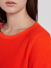 Strukturiertes Sweatshirt - Frauen - signal red Strukturiertes Sweatshirt - Frauen - signal red - 9 - TOM TAILOR Denim