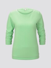 Strukturiertes Sweatshirt - Frauen - soft neo green Strukturiertes Sweatshirt - Frauen - soft neo green - 7 - TOM TAILOR Denim