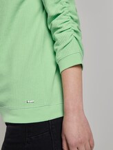 Strukturiertes Sweatshirt - Frauen - soft neo green Strukturiertes Sweatshirt - Frauen - soft neo green - 9 - TOM TAILOR Denim