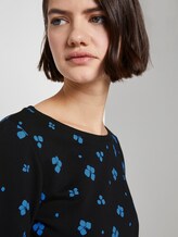 Sweatshirt mit Allover-Print - Frauen - black blue flower print Sweatshirt mit Allover-Print - Frauen - black blue flower print - 9 - TOM TAILOR Denim