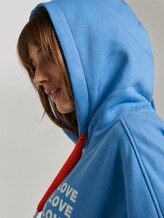 Oversized Hoodie mit Artwork - Frauen - water sport blue Oversized Hoodie mit Artwork - Frauen - water sport blue - 10 - TOM TAILOR Denim