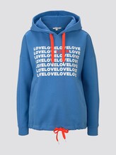 Oversized Hoodie mit Artwork - Frauen - water sport blue Oversized Hoodie mit Artwork - Frauen - water sport blue - 7 - TOM TAILOR Denim