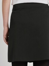 Mini-Rock mit druchgehendem Reißverschluss - Frauen - Deep Black Mini-Rock mit druchgehendem Reißverschluss - Frauen - Deep Black - 10 - TOM TAILOR Denim