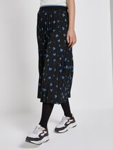Midi Faltenrock mit Blumenprint - Frauen - black blue flower print Midi Faltenrock mit Blumenprint - Frauen - black blue flower print - 11 - TOM TAILOR Denim