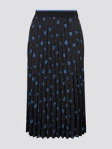 Midi Faltenrock mit Blumenprint - Frauen - black blue flower print Midi Faltenrock mit Blumenprint - Frauen - black blue flower print - 7 - TOM TAILOR Denim