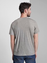 T-Shirt mit Print - Männer - Middle Grey Melange T-Shirt mit Print - Männer - Middle Grey Melange - 2 - TOM TAILOR