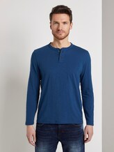 Henley Shirt met lange mouwen - Männer - after dark blue Henley Shirt met lange mouwen - Männer - after dark blue - 1 - TOM TAILOR