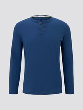 Henley Shirt met lange mouwen - Männer - after dark blue Henley Shirt met lange mouwen - Männer - after dark blue - 7 - TOM TAILOR