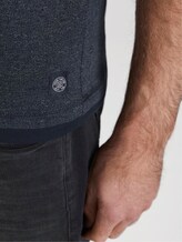 T-Shirt mit Underlayer - Männer - navy white mock twist T-Shirt mit Underlayer - Männer - navy white mock twist - 1 - TOM TAILOR