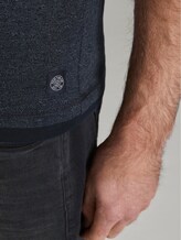 T-Shirt mit Underlayer - Männer - navy white mock twist T-Shirt mit Underlayer - Männer - navy white mock twist - 9 - TOM TAILOR