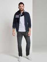 Sweatjacke mit Stehkragen - Männer - Sky Captain Blue Sweatjacke mit Stehkragen - Männer - Sky Captain Blue - 3 - TOM TAILOR
