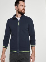 Sweatjacke mit Stehkragen - Männer - Sky Captain Blue Sweatjacke mit Stehkragen - Männer - Sky Captain Blue - 5 - TOM TAILOR