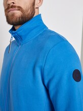 Sweatjacke mit Stehkragen - Männer - brilliant middle blue Sweatjacke mit Stehkragen - Männer - brilliant middle blue - 10 - TOM TAILOR
