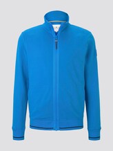 Sweatjacke mit Stehkragen - Männer - brilliant middle blue Sweatjacke mit Stehkragen - Männer - brilliant middle blue - 7 - TOM TAILOR