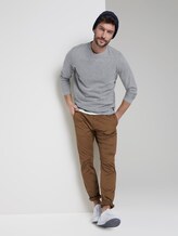 Strukturiertes Langarmshirt - Männer - blue doubleface Strukturiertes Langarmshirt - Männer - blue doubleface - 3 - TOM TAILOR
