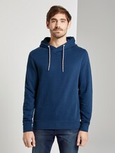 Bedrukte Hoodie - Männer - after dark blue Bedrukte Hoodie - Männer - after dark blue - 1 - TOM TAILOR
