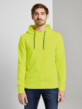 Hoodie mit Print - Männer - bright neon yellow Hoodie mit Print - Männer - bright neon yellow - 1 - TOM TAILOR
