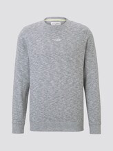 Sweatshirt mit Print - Männer - Light Stone Grey Melange Sweatshirt mit Print - Männer - Light Stone Grey Melange - 7 - TOM TAILOR Denim