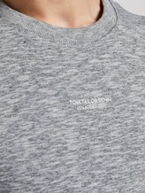 Sweatshirt mit Print - Männer - Light Stone Grey Melange Sweatshirt mit Print - Männer - Light Stone Grey Melange - 9 - TOM TAILOR Denim