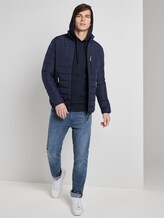 hoodie met print op de mouw - Mannen - Sky Captain Blue hoodie met print op de mouw - Mannen - Sky Captain Blue - 3 - TOM TAILOR Denim