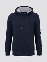hoodie met print op de mouw - Mannen - Sky Captain Blue hoodie met print op de mouw - Mannen - Sky Captain Blue - 7 - TOM TAILOR Denim