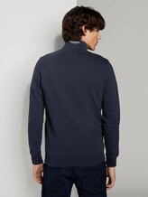 Sweatjacke mit Stehkragen - Männer - Sky Captain Blue Sweatjacke mit Stehkragen - Männer - Sky Captain Blue - 2 - TOM TAILOR Denim